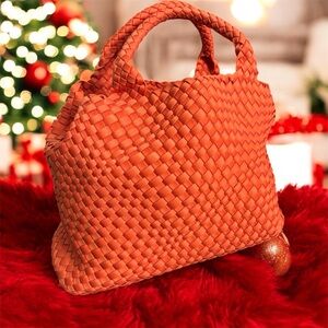 Ahdorned Lily Neoprene Tote NWOT